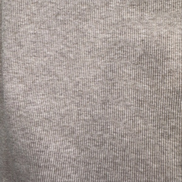 Old Navy Oatmeal Square Neck Ribbed Long Sleeve Midi Dress Women's Sz M - Picture 9 of 11